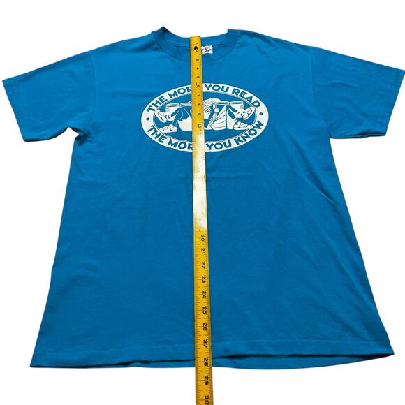 vintage  "The More You Read The More You Know" t-shirt size Large Comedy retro - Picture 5 of 8
